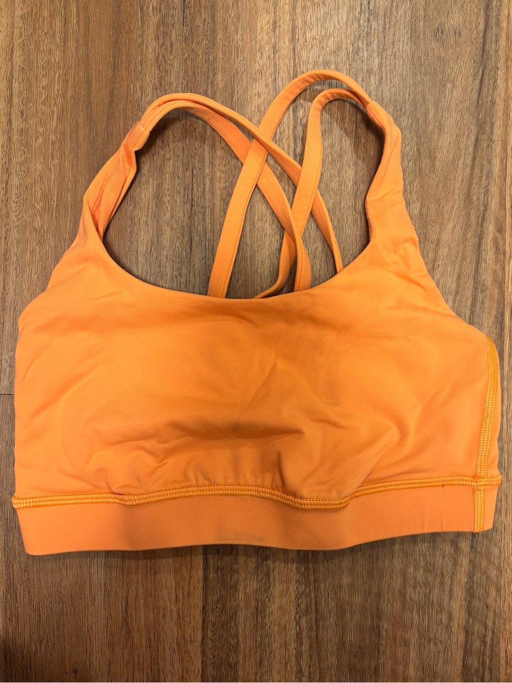 lululemon athletica Orange Double-Strap Sports Bra